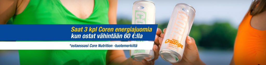 Vain tnn! Osta Core Nutritionilta 60 :lla  saat lahjan